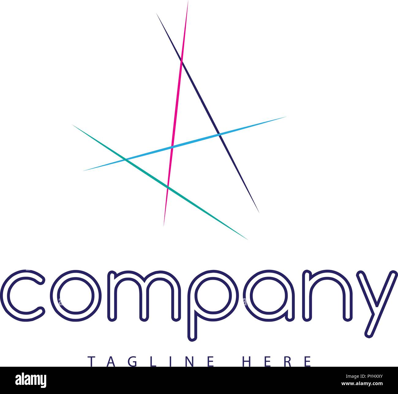 Color Laser vector logo image Stock Vector Image & Art Alamy