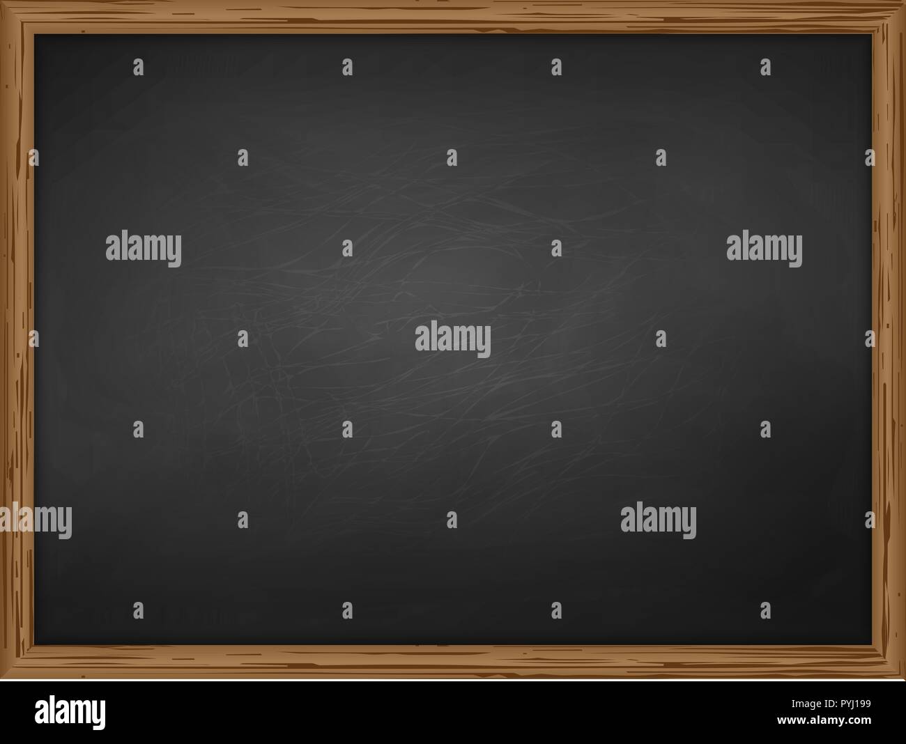 school chalkboard background texture with frame vector template for chalkboard design template