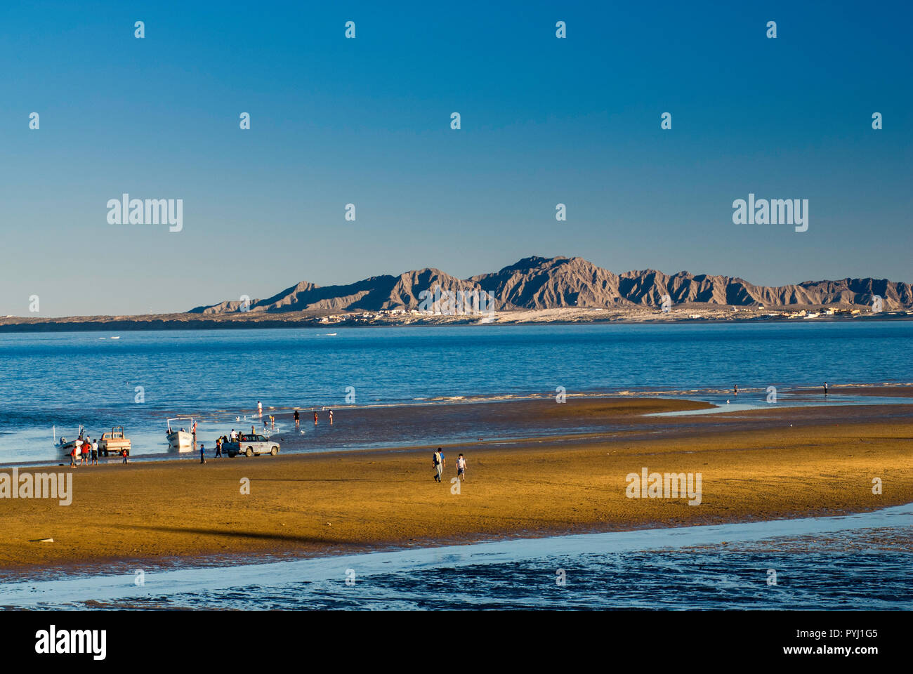 Bahia de San Felipe, view from Malecon in San Felipe, Baja California