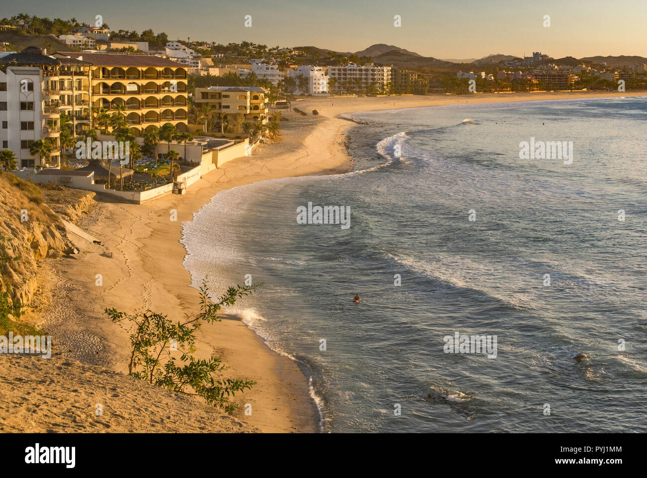 Brisas del Mar area at sunrise, San Jose del Cabo, Baja California Sur, Mexico Stock Photo