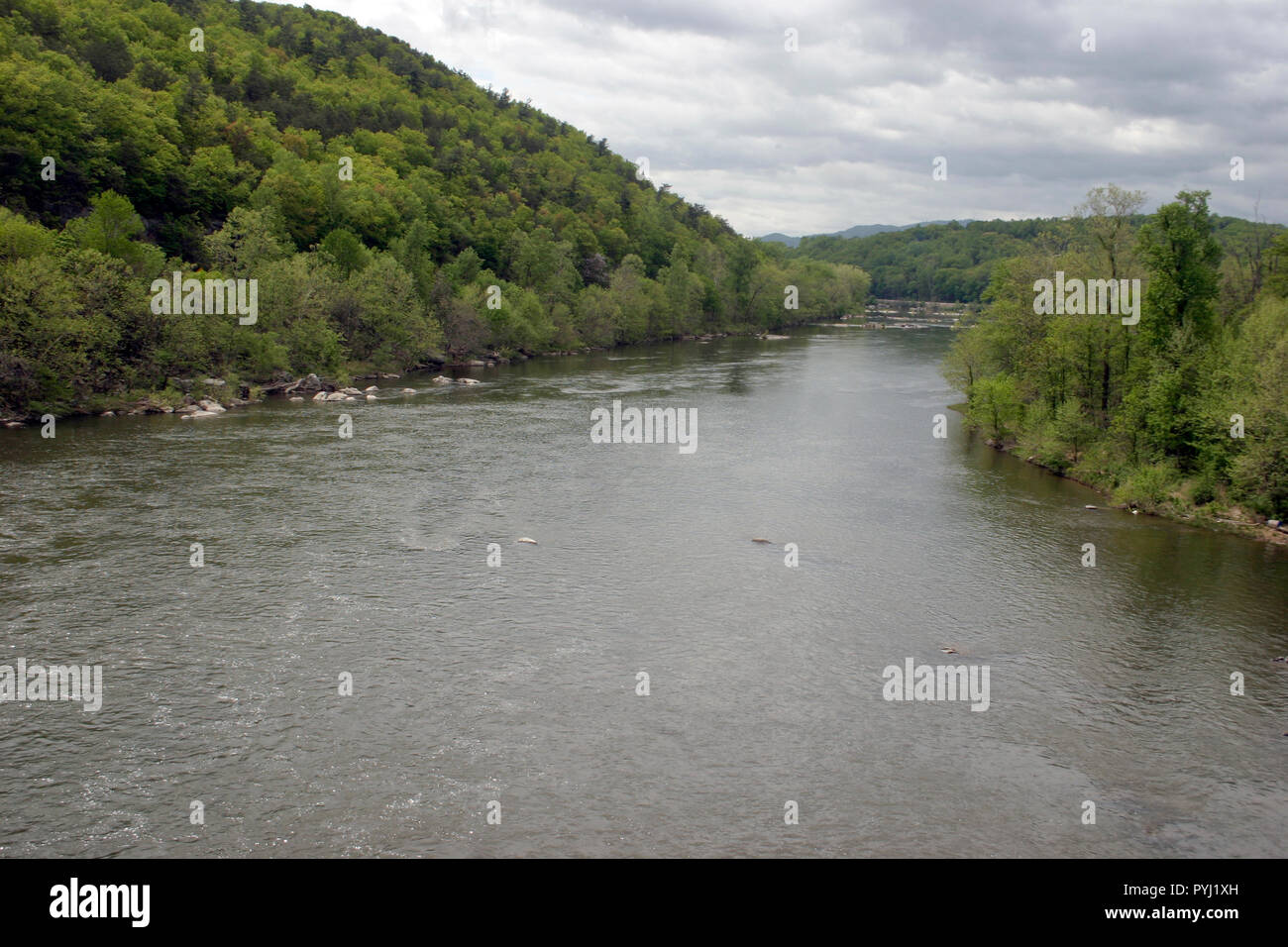 Dam at Cushaw Hydroelectric Power Plant on James River in Virginia Stock Photo 223516793 Alamy