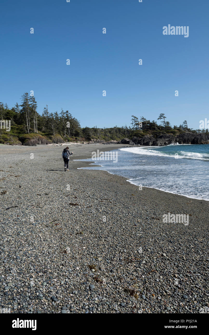 Pacific Rim Islander Woman pacific rim national park canada hi-res stock photography and ...