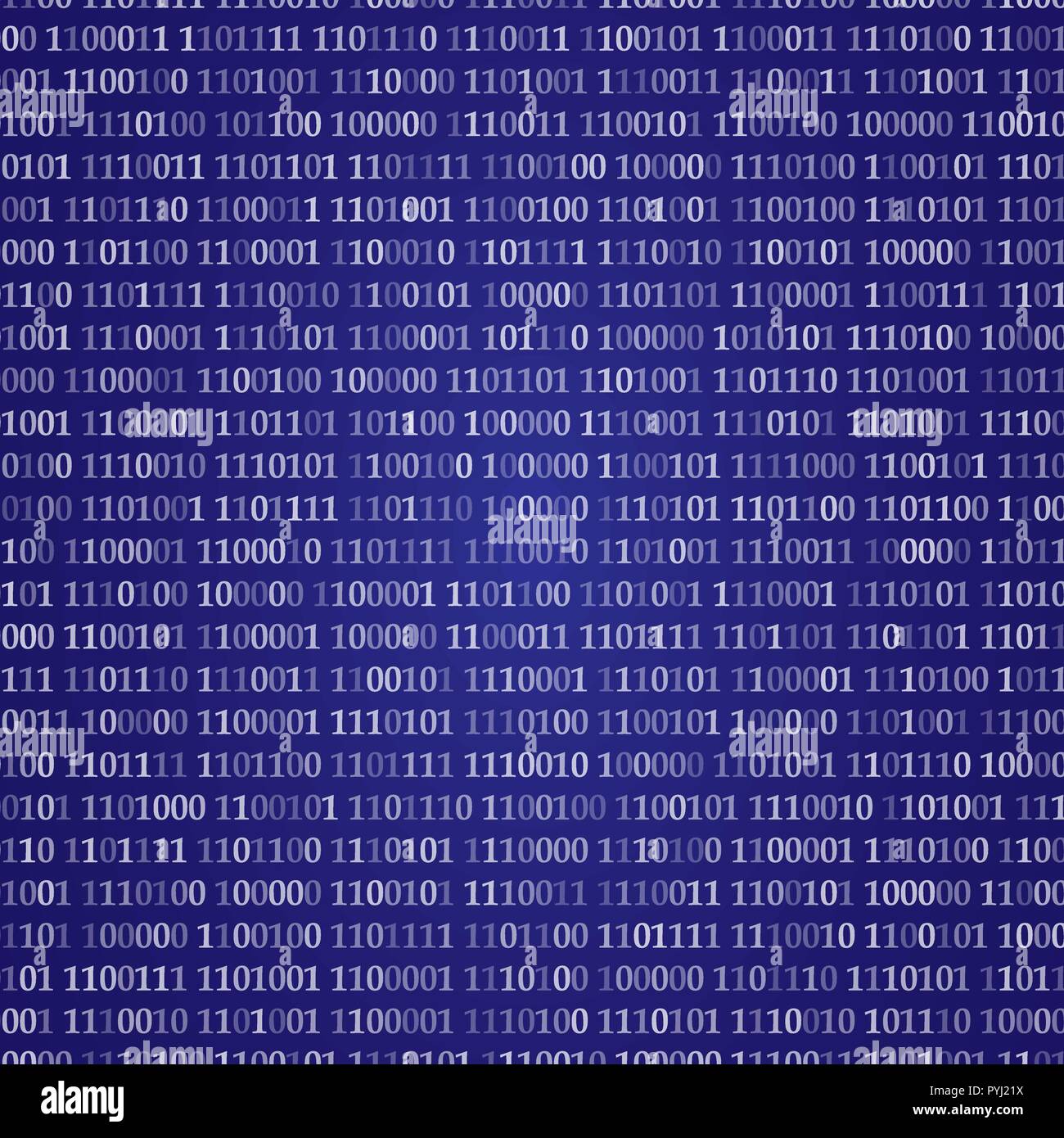 Abstract Background with Numbers. Binary code Stock Vector Image & Art ...