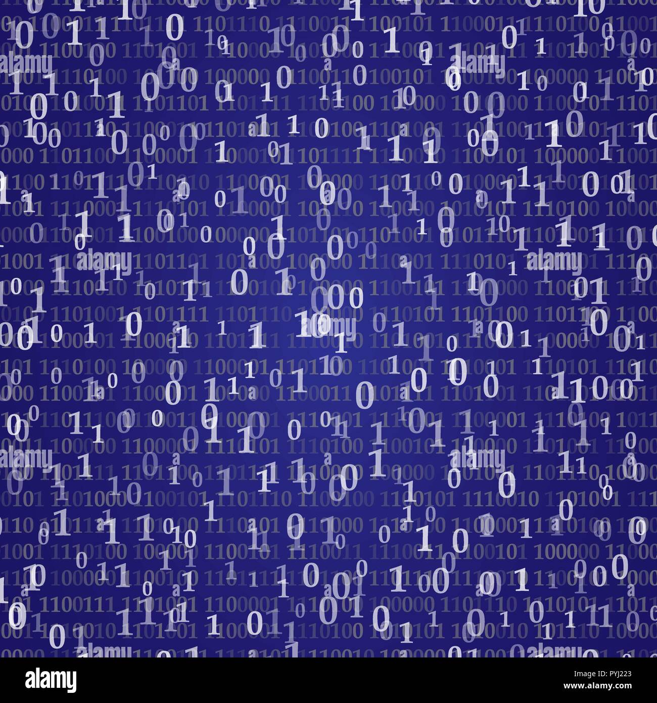 Abstract Background with Numbers. Binary code Stock Vector Image & Art ...
