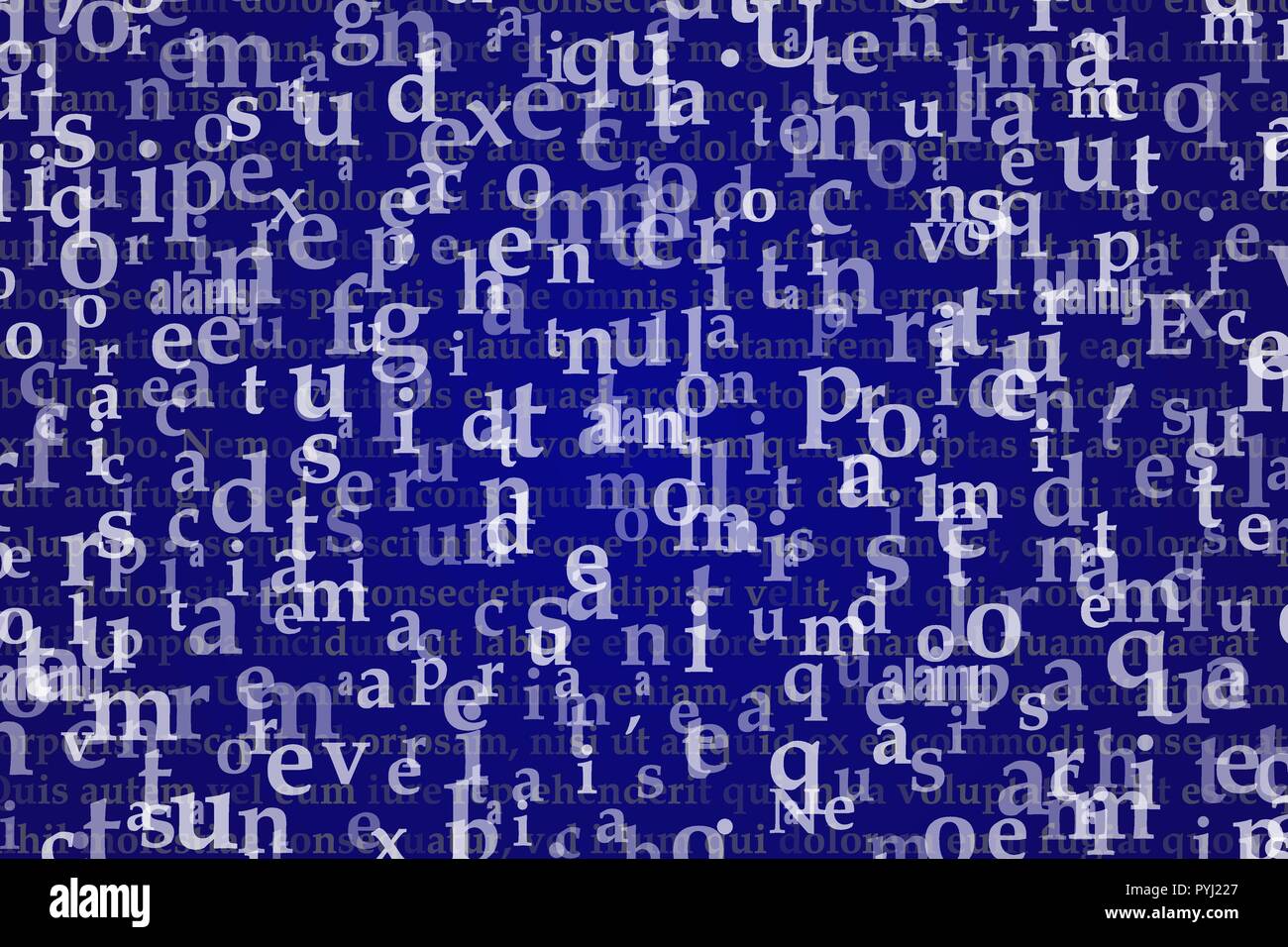 The pattern composed from letters. vector Stock Vector