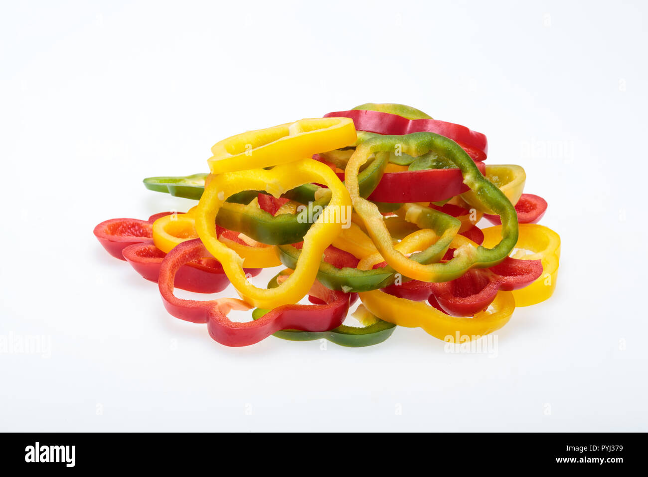 sweet pepper isolated on white background Stock Photo - Alamy