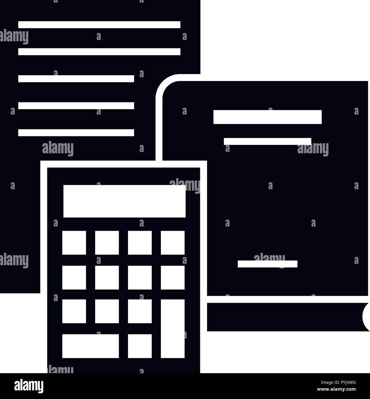budget calculator icon simple style stock vector art illustration budget calcultor