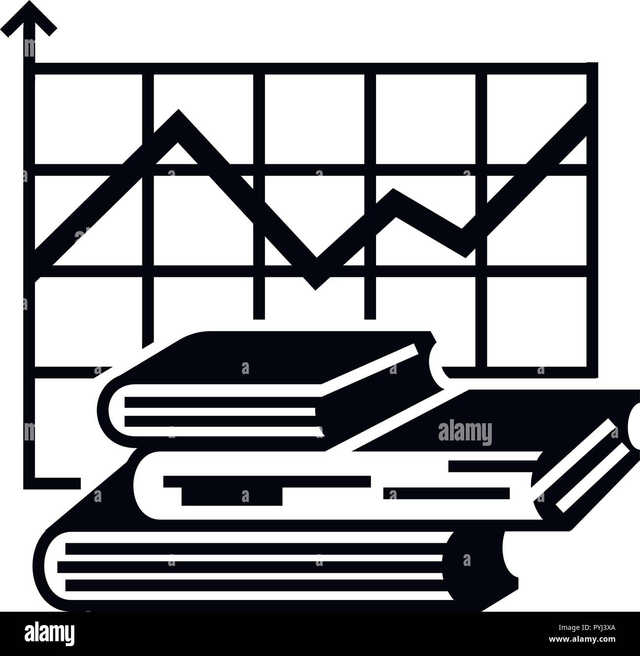 Graph finance book icon, simple style Stock Vector Image & Art - Alamy