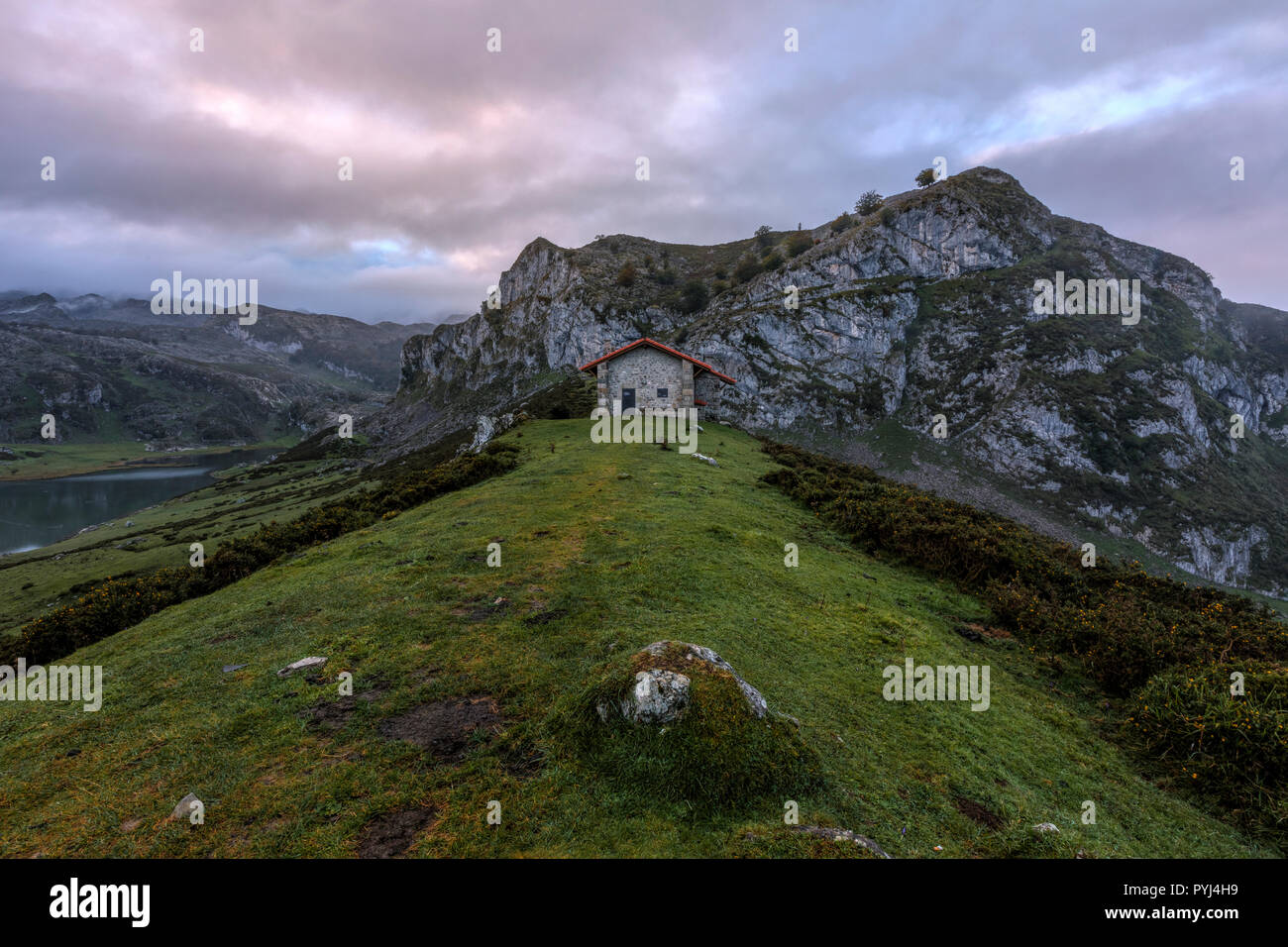 Lakes of Covadonga, Asturias, Spain, Europe Stock Photo