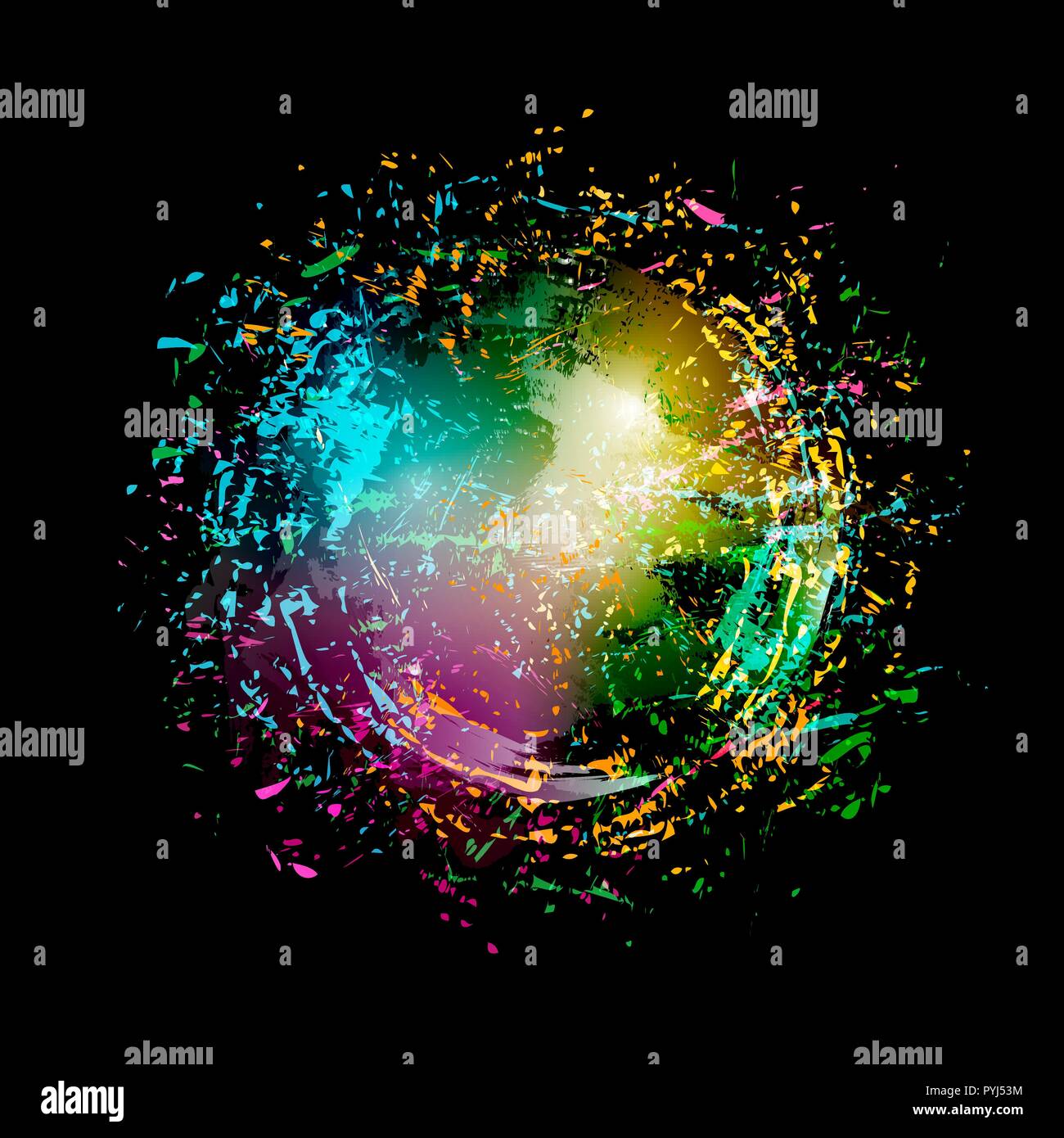 Abstract colourful background. Vector illustration Stock Vector