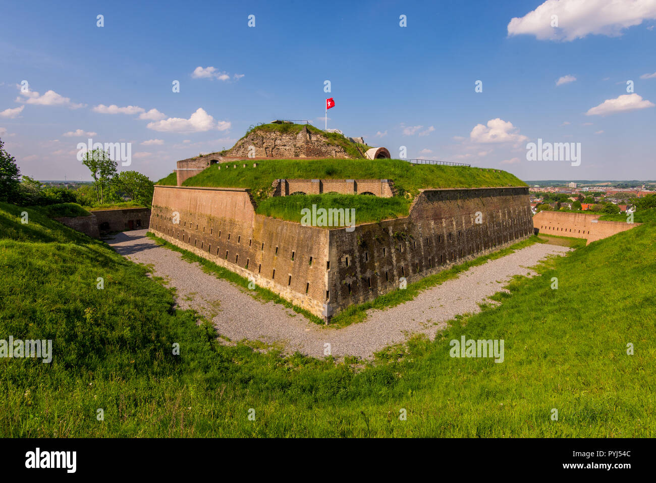 The historical fortress of Sint Pieter in Maastricht, The Netherlands Stock Photo