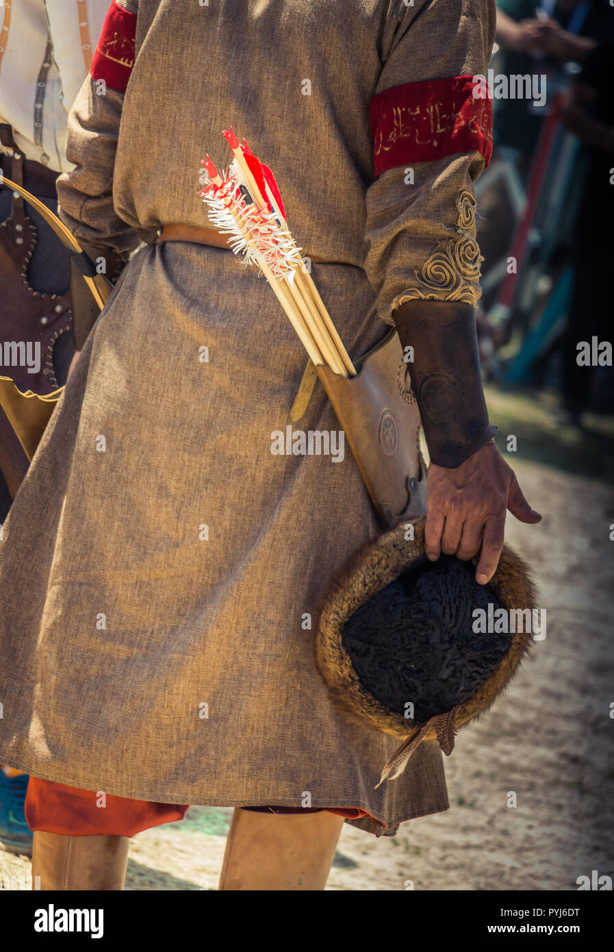 Turkish man and horseman ethnic clothes examples Stock Photo Alamy