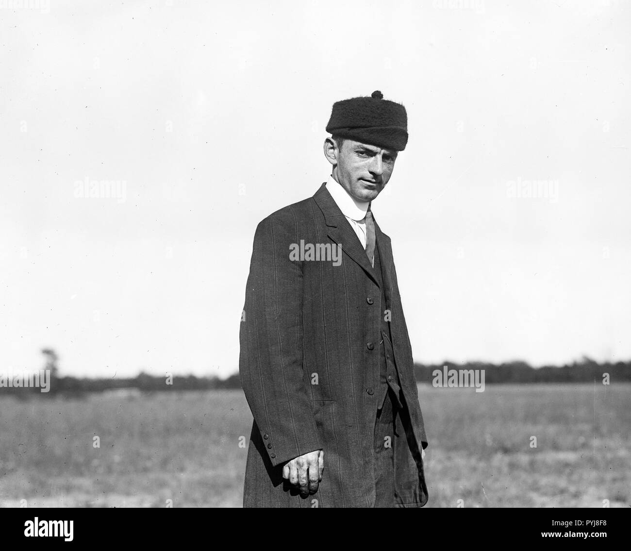 Photo shows Alois Benjamin Saliger (1880-1969), an inventor and businessman ca. 1910-1915 Stock Photo