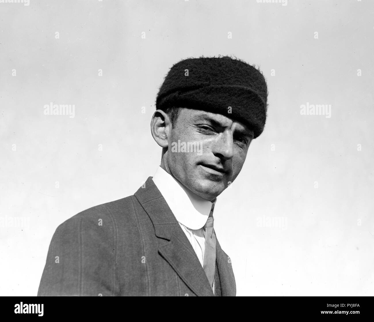 Photo shows Alois Benjamin Saliger (1880-1969), an inventor and businessman.  ca. 1910-1915 Stock Photo