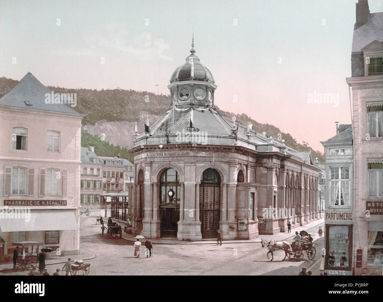 Pouhon, Spa, Belgium ca. 18901900 Stock Photo Alamy