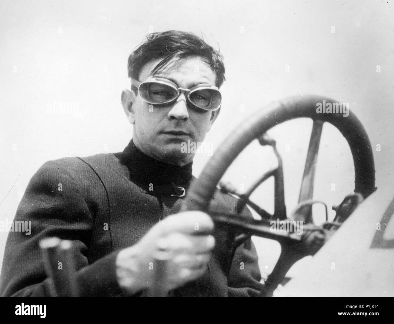 Bob Burman, race car driver ca. 1910-1915 Stock Photo