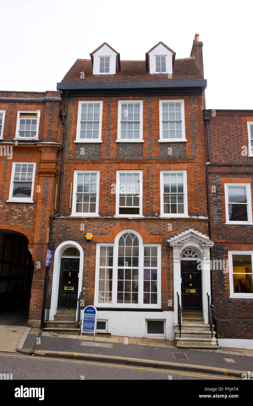 Holywell Hill, St Albans, Hertfordshire, England Stock Photo Alamy