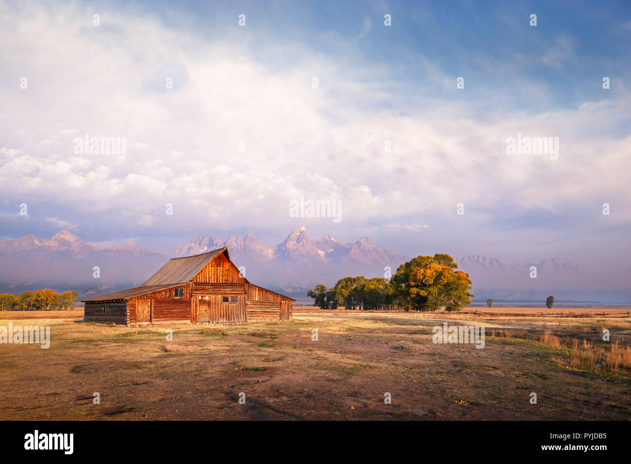 The iconic barn built by Thomas Moulton in the early 1900's sits in ...