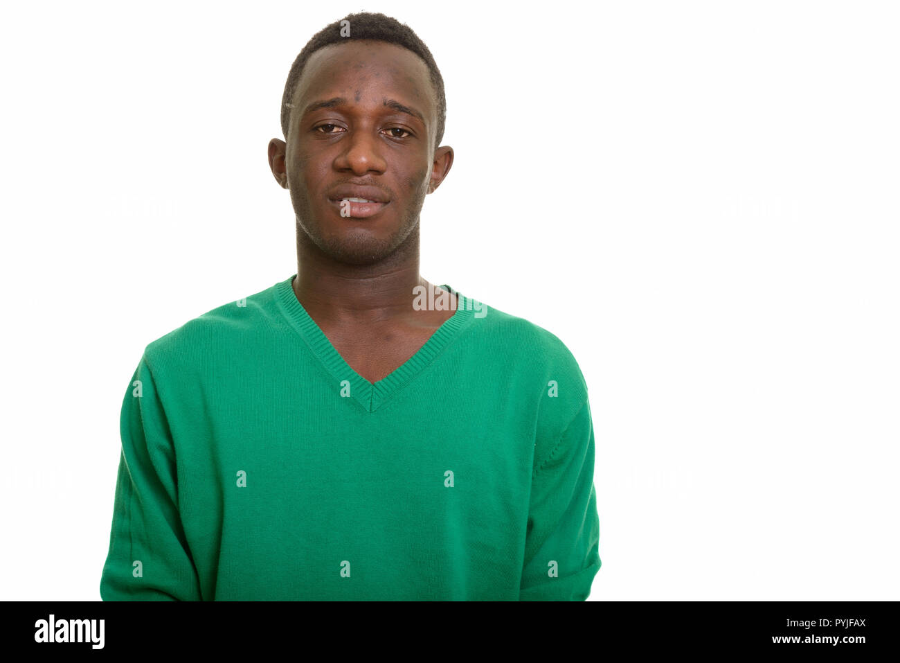 African man smile hi-res stock photography and images - Alamy