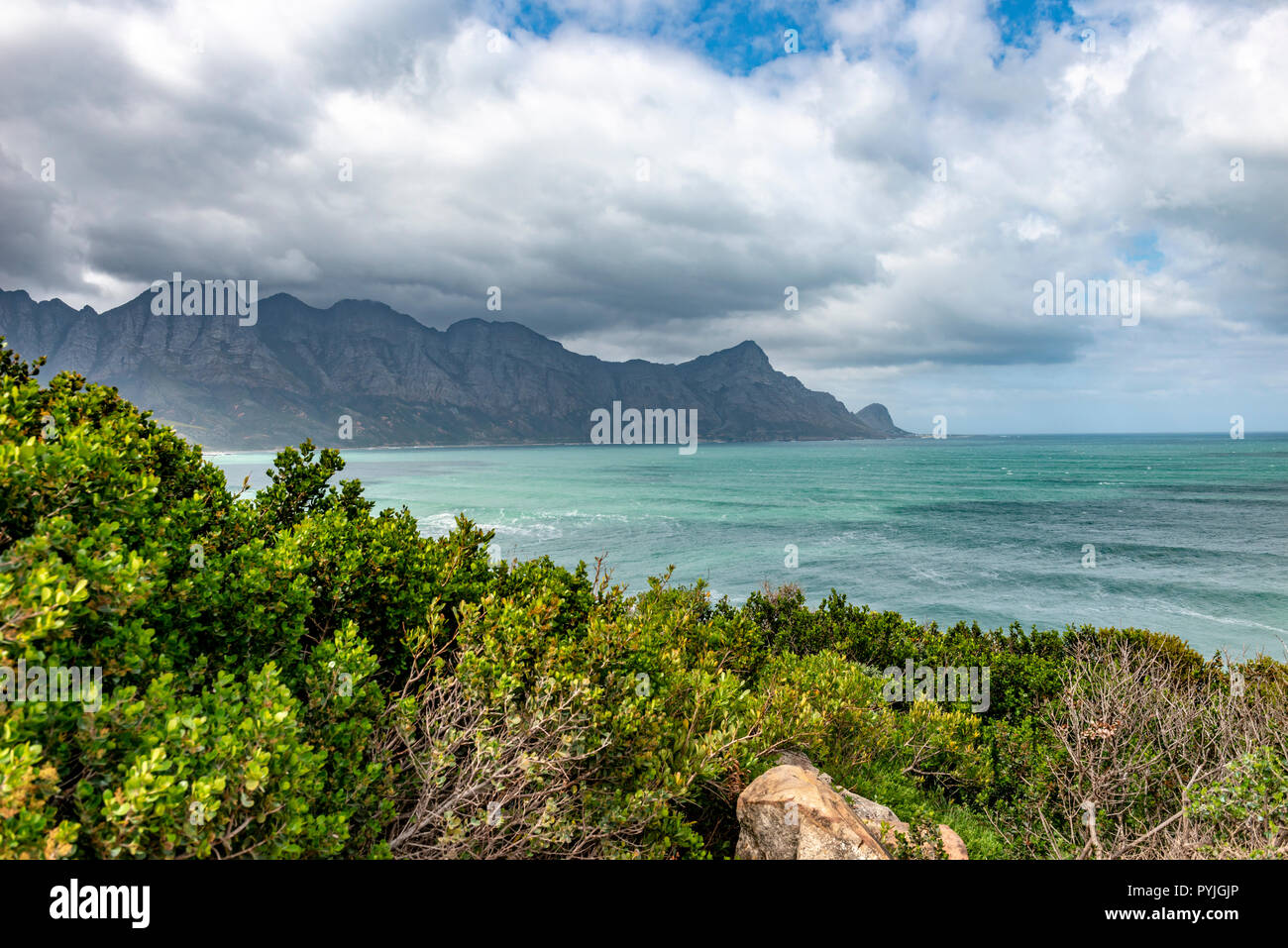 Whale Watching area in Hermanus, South Africa Stock Photo