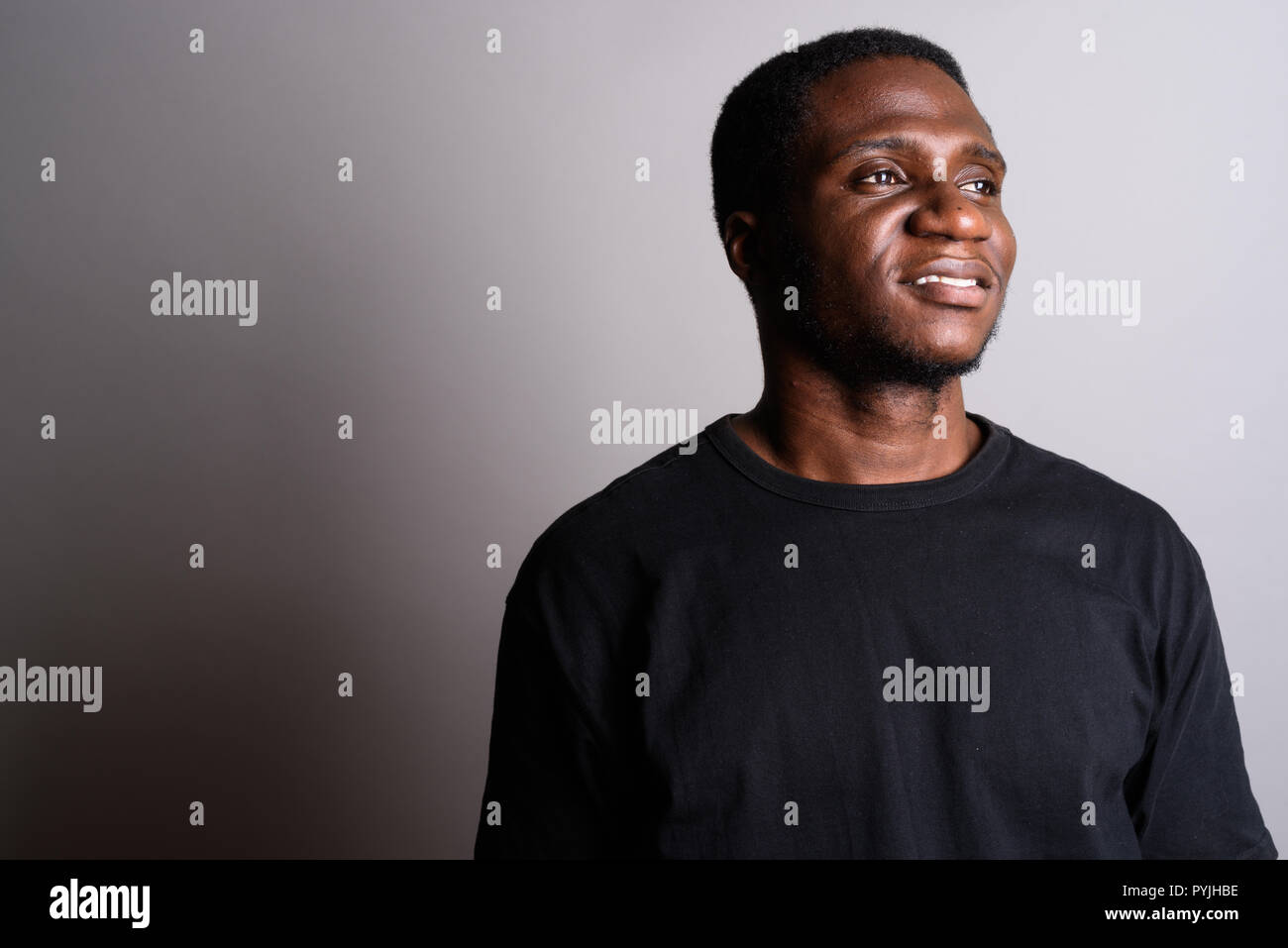 Black african man face close up hi-res stock photography and images - Alamy