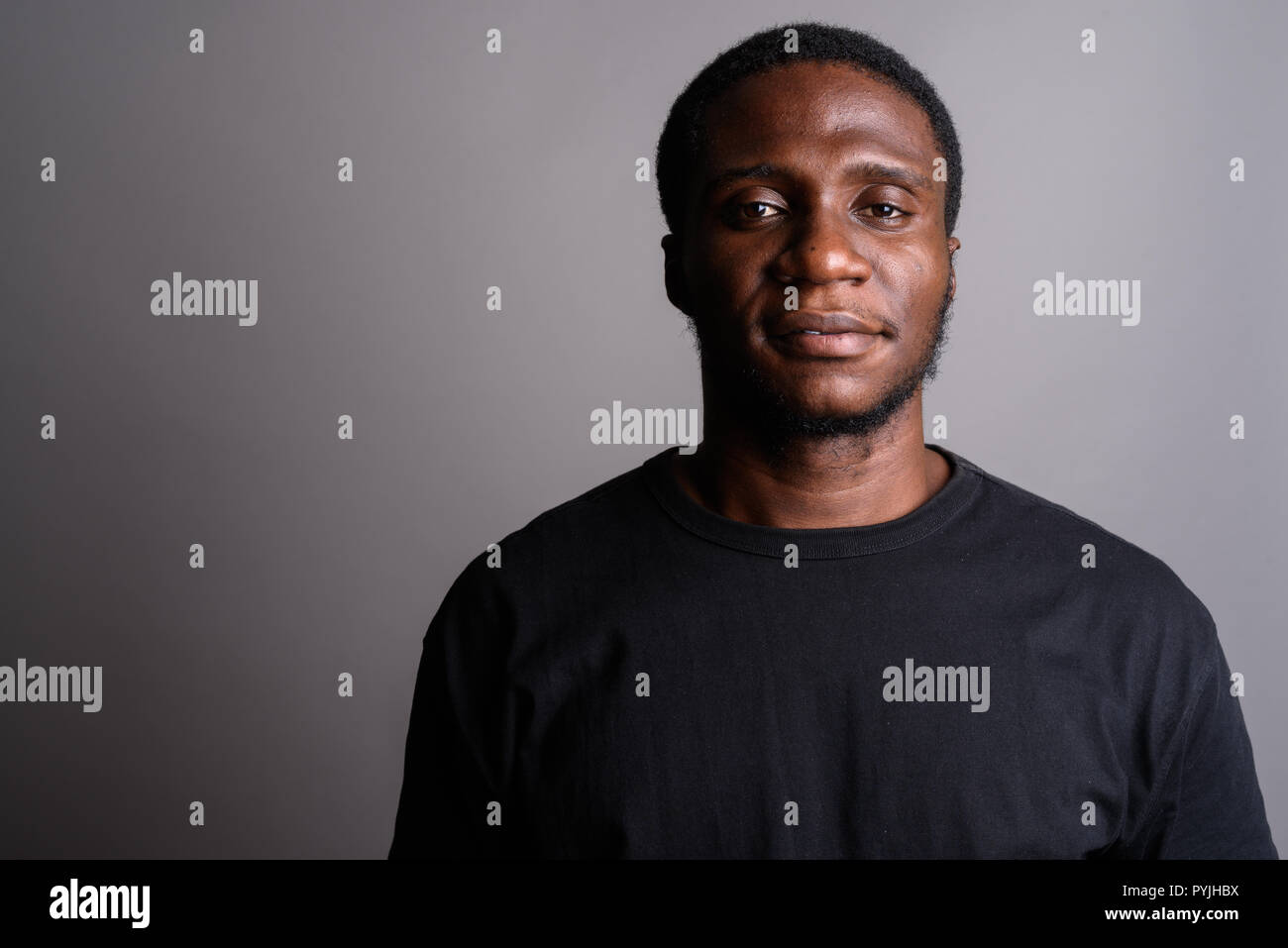Black man face close up hi-res stock photography and images - Alamy