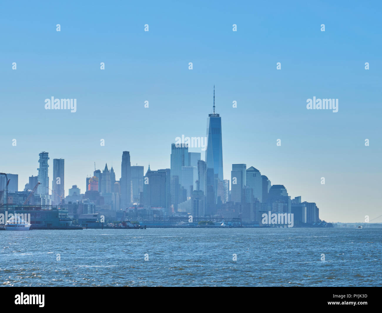 New York City skyline Stock Photo