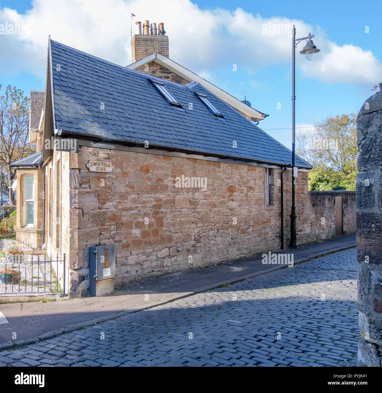 Ayr, Scotland, UK October 26, 2018 Near the seafront at Ayr is