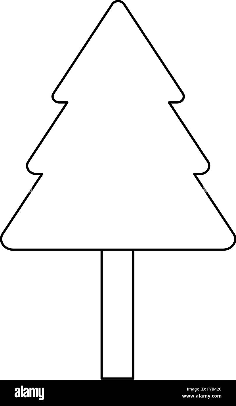 Tree pine isolated symbol vector illustration graphic design Stock ...