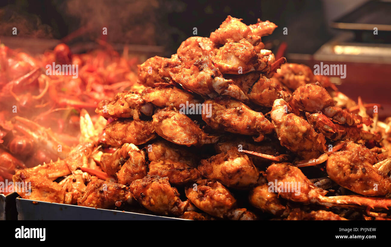It’s one one of the vendor in local street food. Hubuxiang snack street