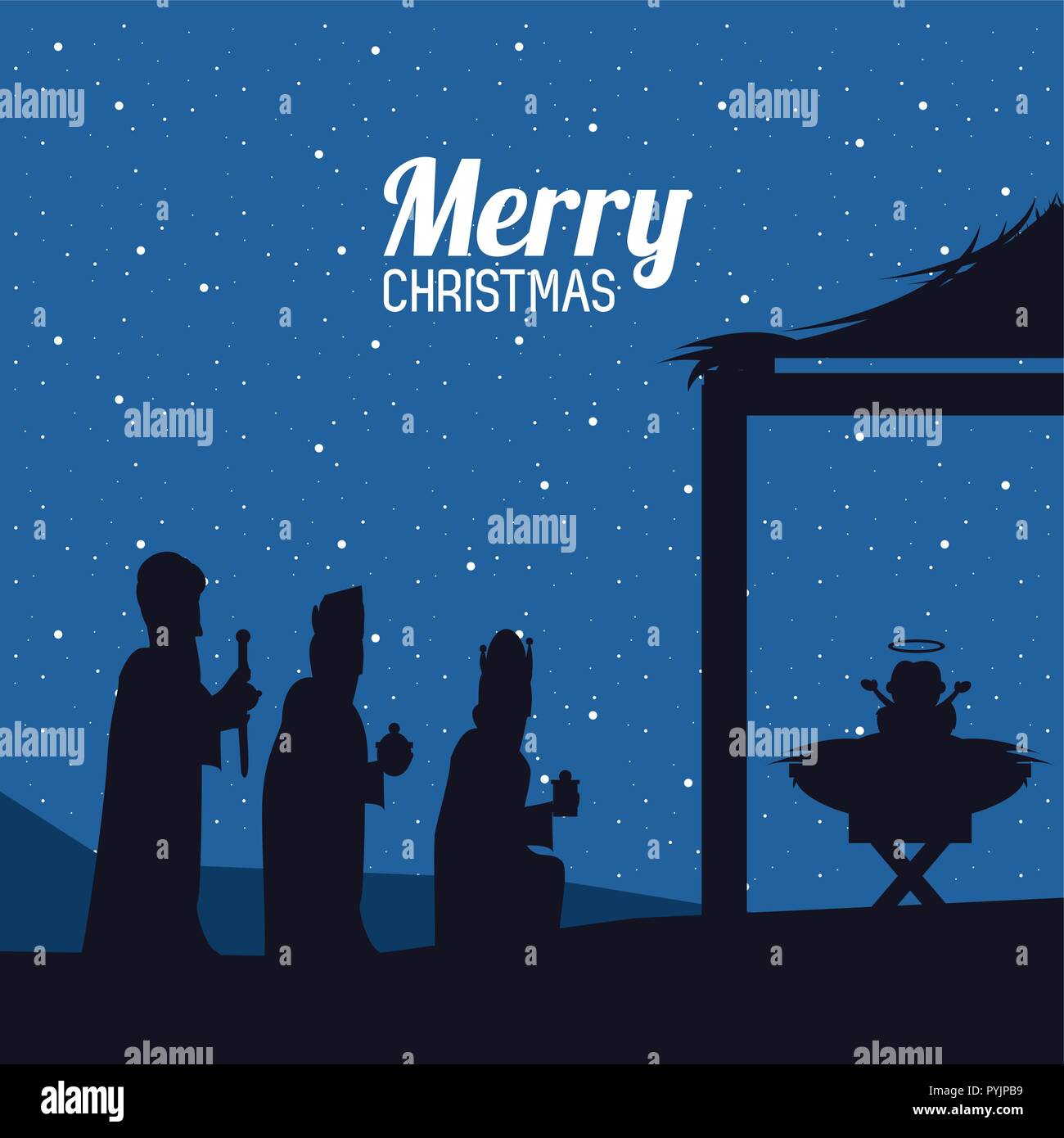 Faith christmas message Stock Vector Images - Alamy