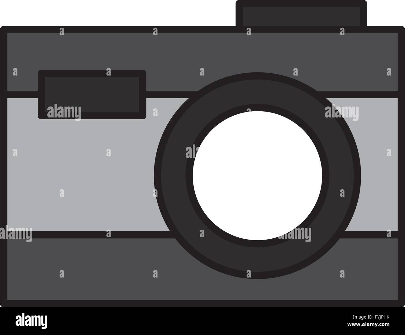 photography camera on white background Stock Vector Image & Art - Alamy