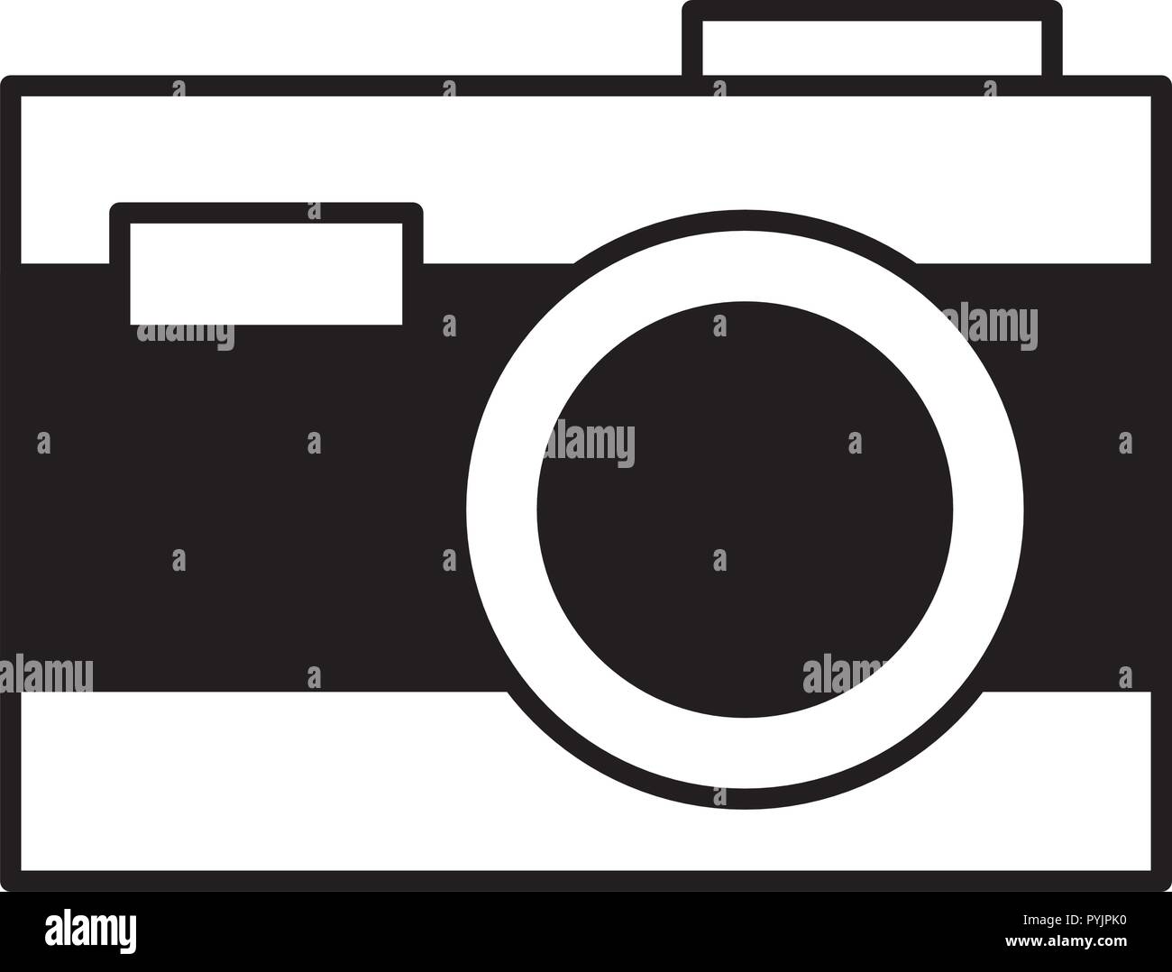 photography camera on white background Stock Vector Image & Art - Alamy