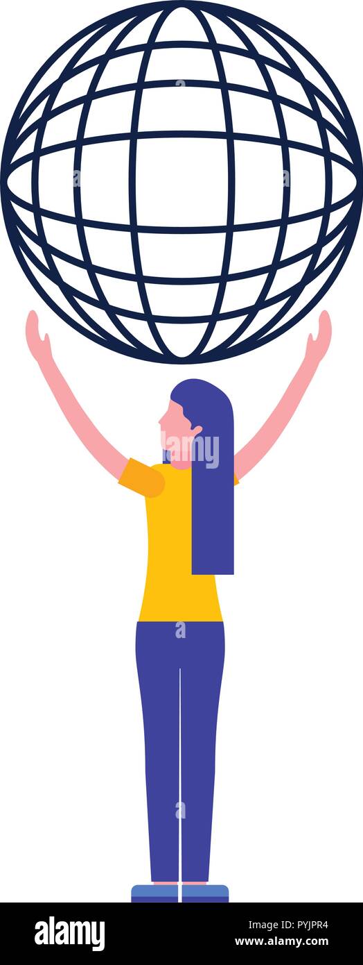 hand holding world globe social media Stock Vector Image & Art - Alamy