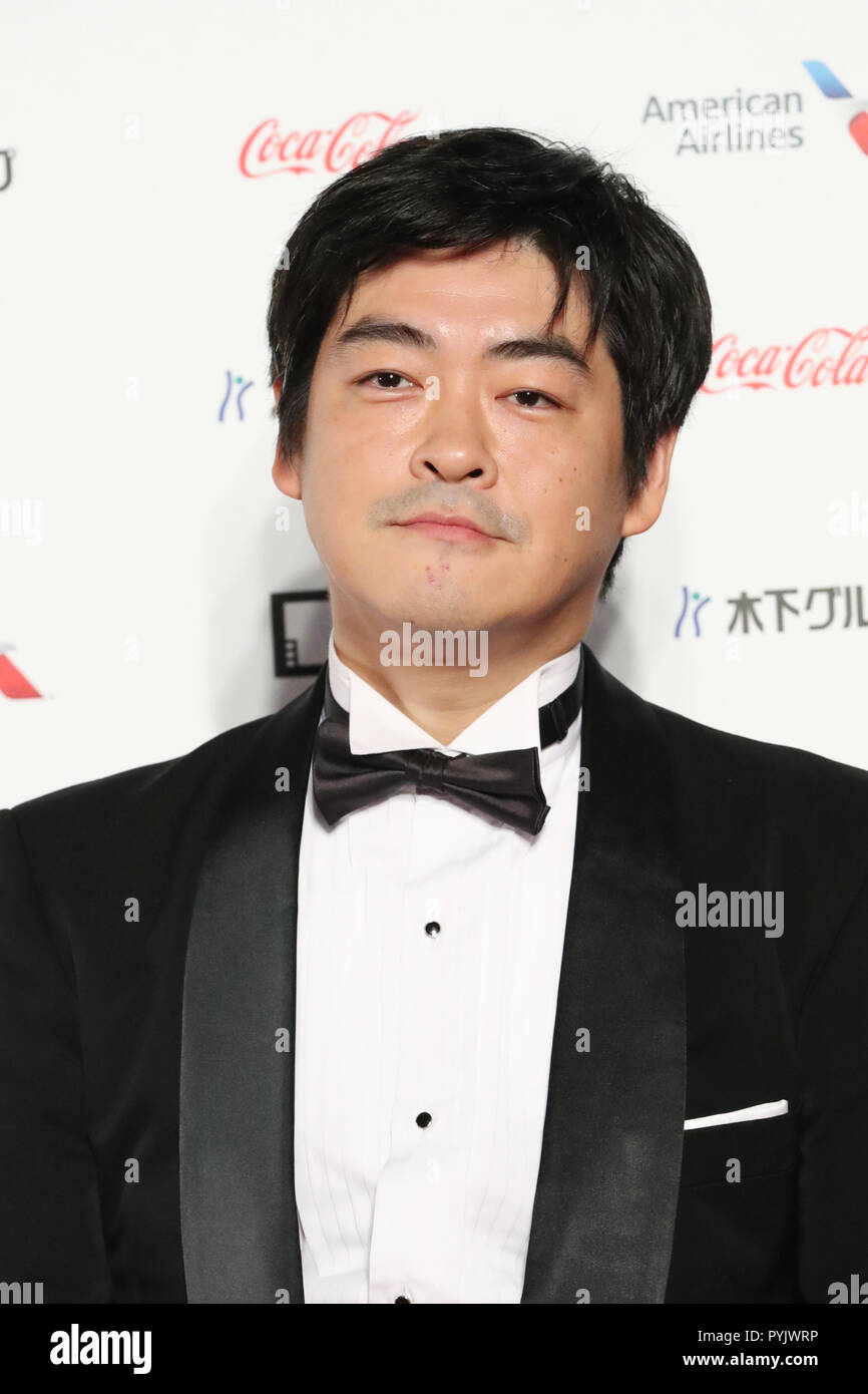 October 25, 2018. 25th Oct, 2018. Shuichi Okita, October 25, 2018 - The 31st Tokyo International Film Festival, Opening Ceremony at Roppongi Hills in Tokyo, Japan on October 25, 2018. Credit: 2018 TIFF/AFLO/Alamy Live News Stock Photo