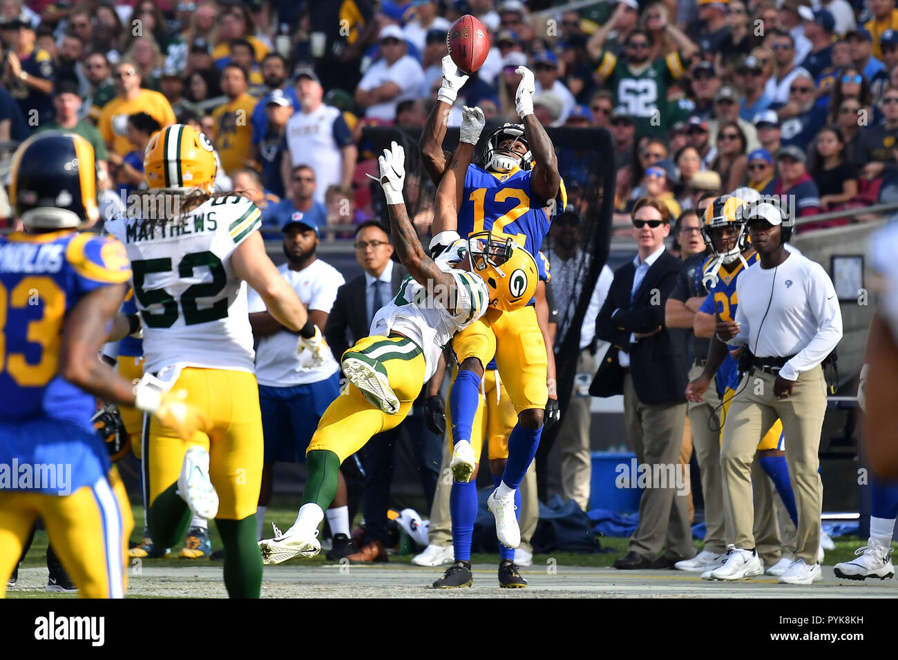 Los Angeles, CA, USA. 28th Oct, 2018. Los Angeles Rams wide receiver ...