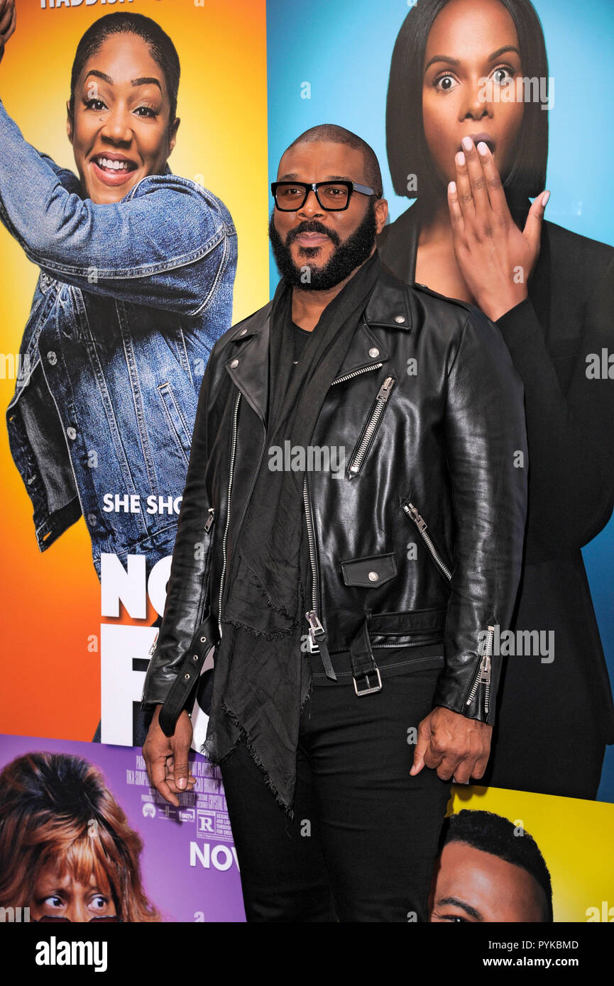 NEW YORK, NY OCTOBER 28 Tyler Perry attends 'Nobody's Fool' New York