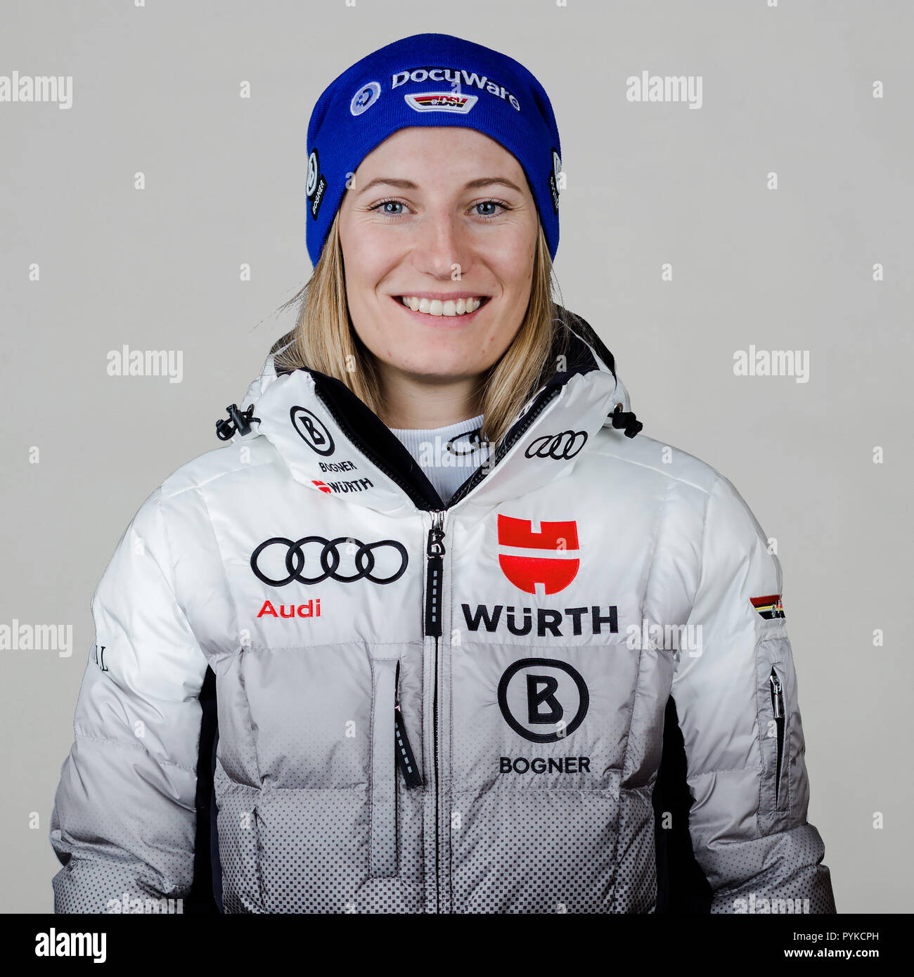 Herzogenaurach, Deutschland. 29th Oct, 2018. Lena DUERR (Alpine Skiing),  single image, single image, portrait, portraits, season 2018/19. German Ski  Association, DSV, Athlete and Supervisor Portraits, | usage worldwide  Credit: dpa/Alamy Live News