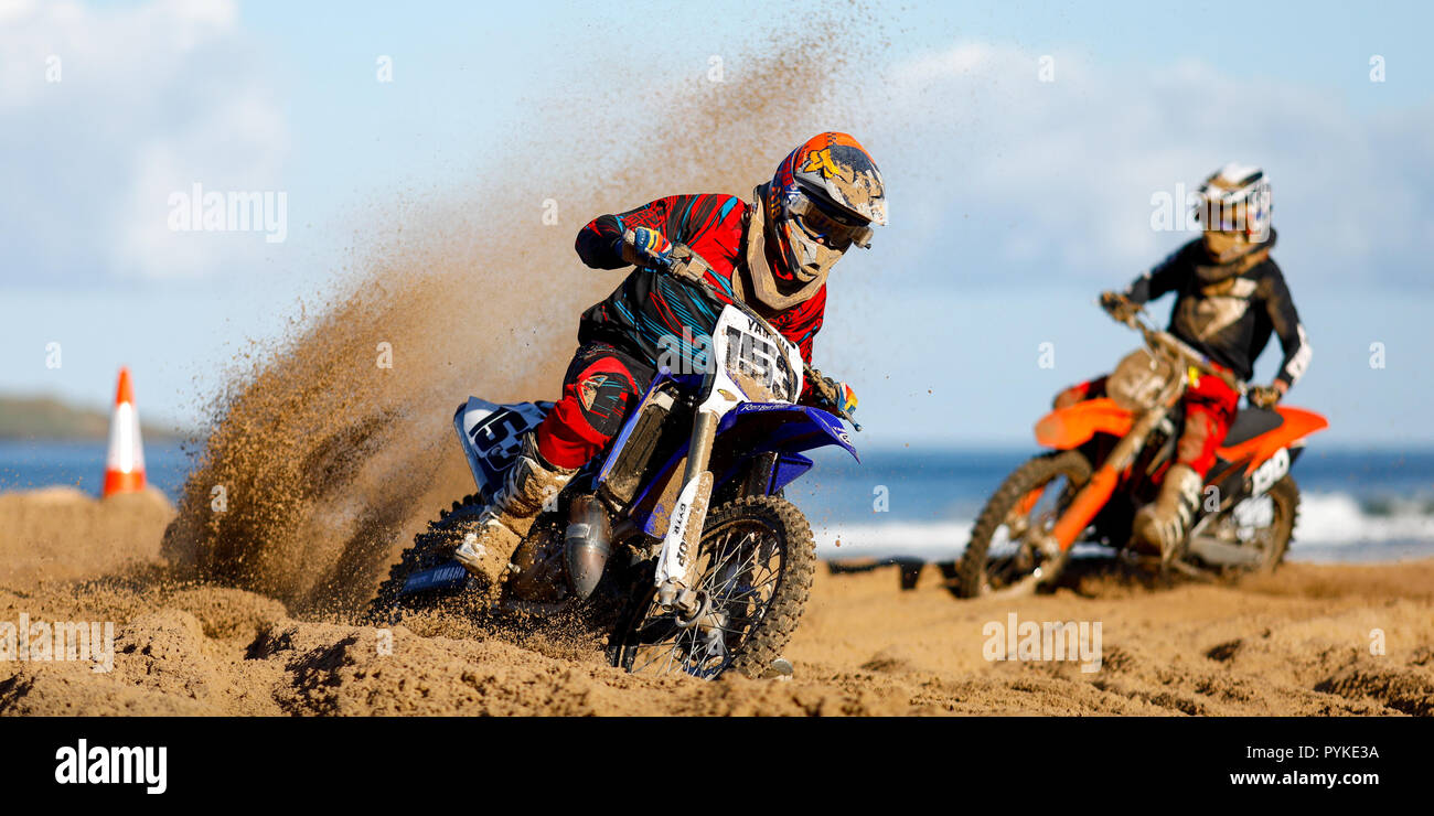 Portrush, Northern Ireland. Sunday 28 October, 2018 Action from the ...