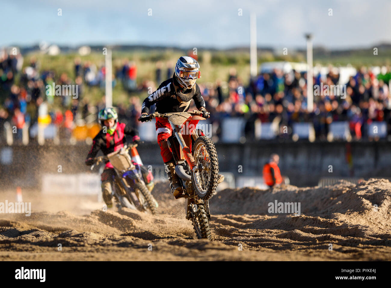 Portrush, Northern Ireland. Sunday 28 October, 2018 Action from the ...