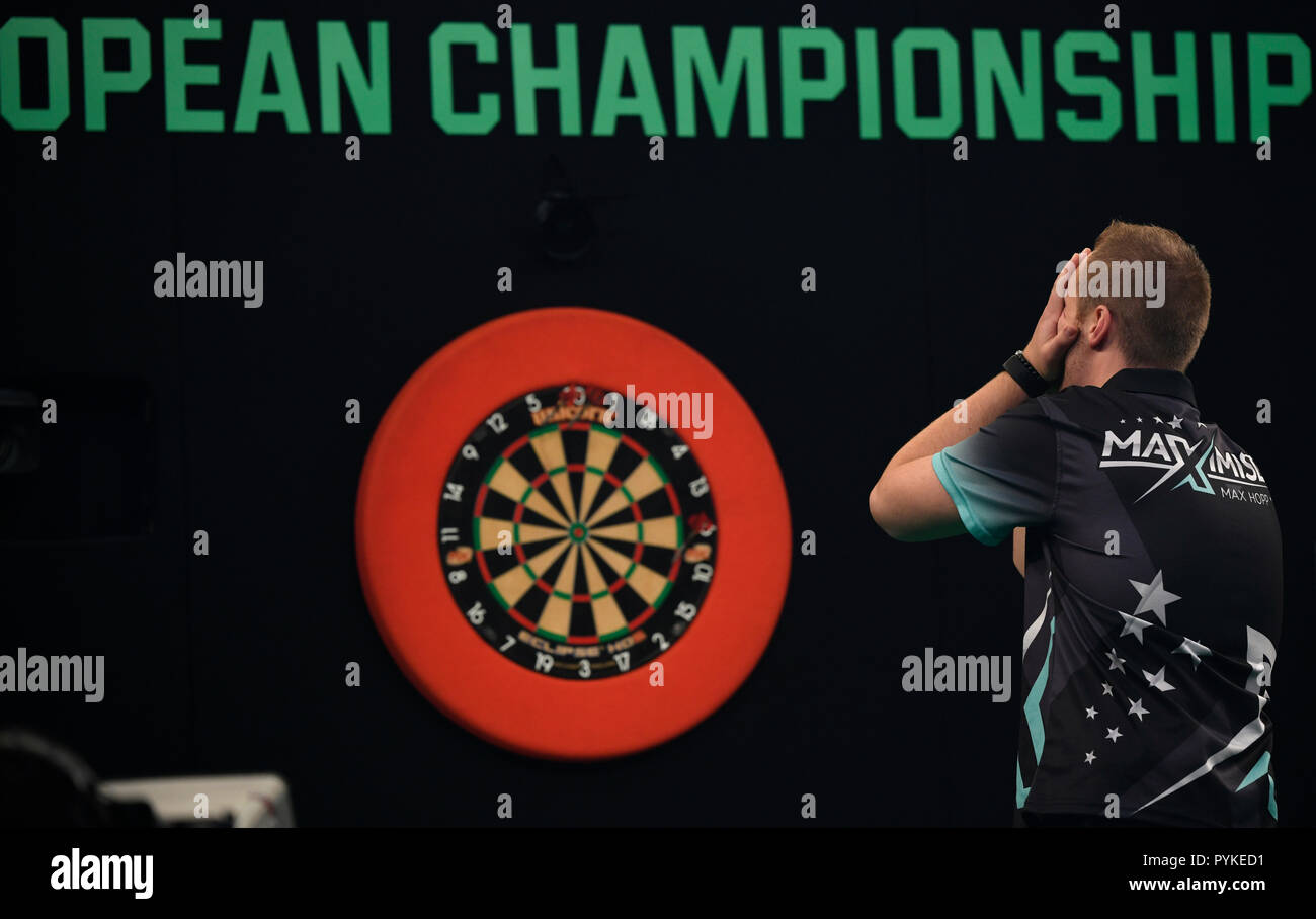 Dortmund, Germany. 28th Oct, 2018. Darts European Championship, final