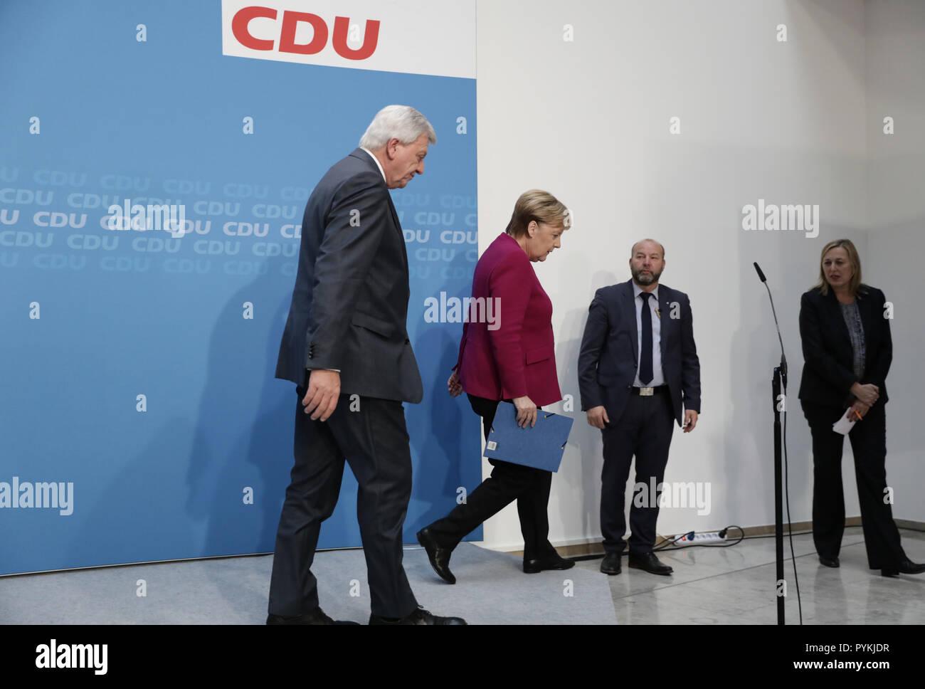 Berlin Germany 29th Oct 2018 Angela Merkel Chancellor And Cdu