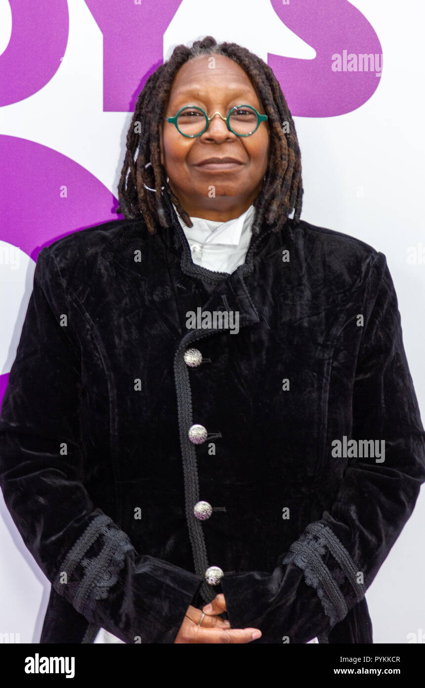 New York, USA. 28th October, 2018. Whoopi Goldberg attends the world premiere of 'Nobody's Fool' at the AMC Lincoln Square in New York City on October 28, 2018. Credit: Jeremy Burke/Alamy Live News Stock Photo