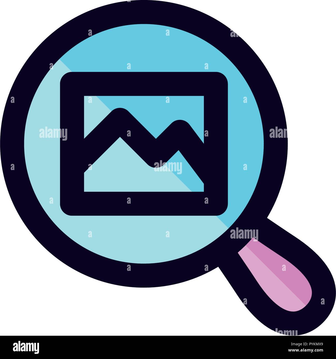 Search Icon Template Vector Sign Design Stock Vector