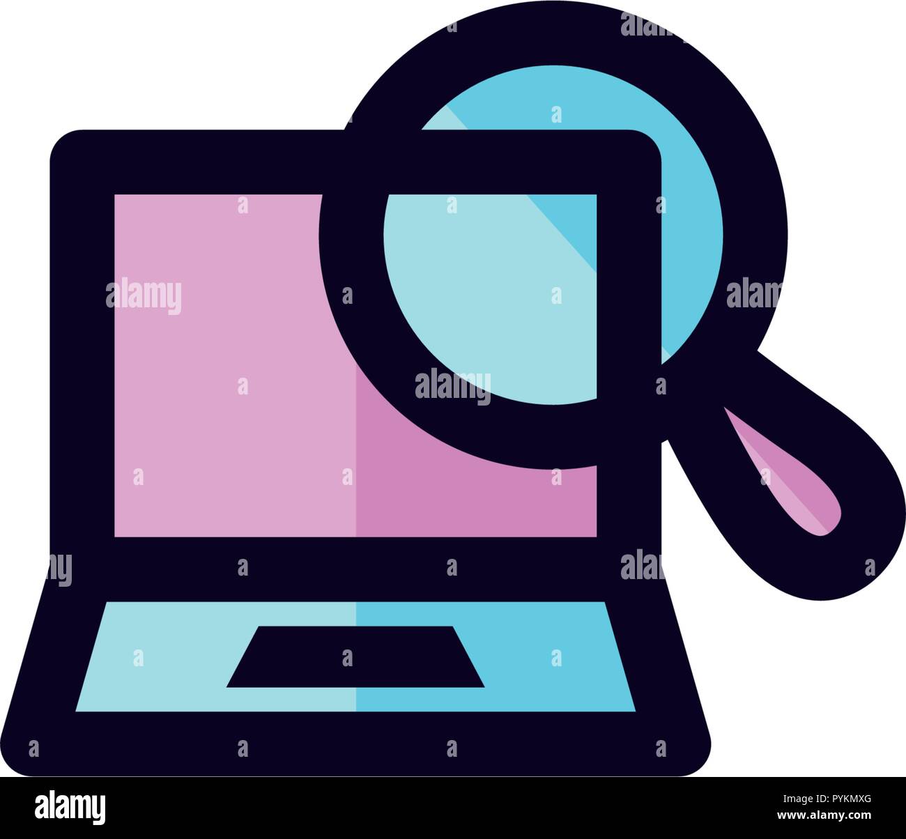 Search Icon Template Vector Sign Design Stock Vector