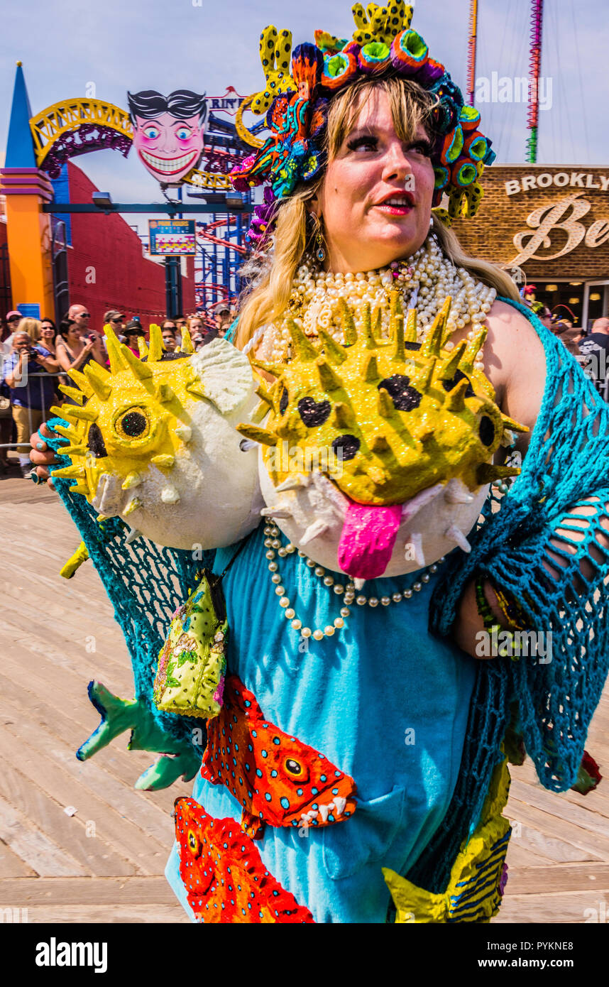 Coney Island Mermaid Parade Coney Island Brooklyn New York, New York