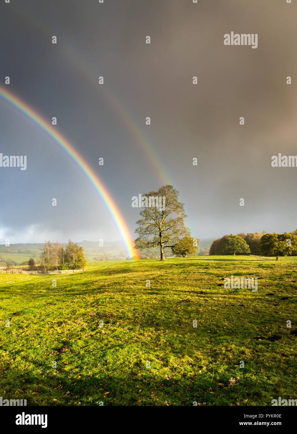 Rainbow dark sky rolling hi-res stock photography and images - Alamy