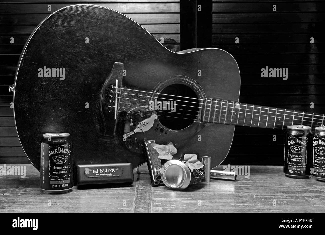 Blues Guitar Stock Photo