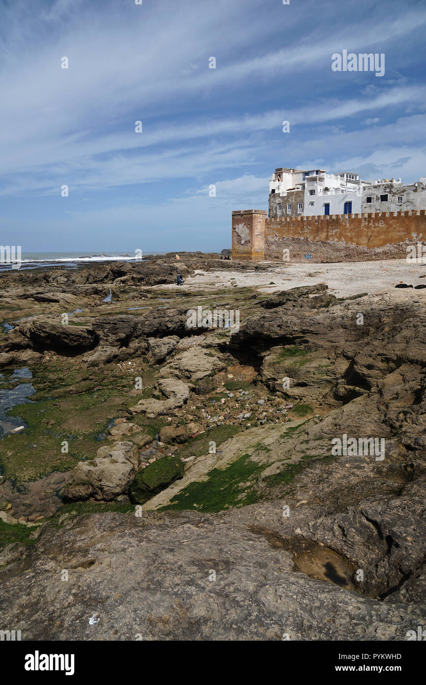 Skala de la Ville, Essaouira, Morocco, Africa Stock Photo