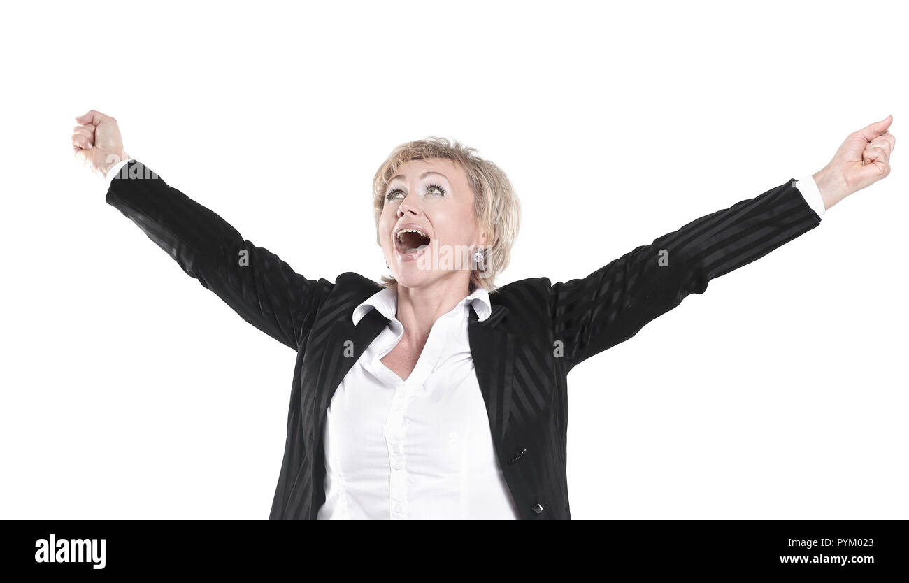 Girl confident business lady Cut Out Stock Images & Pictures - Alamy